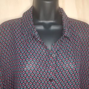Attention Sheer Blouse- Women's XL